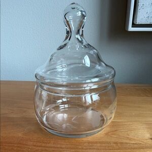 Vintage Princess House Heritage Collection Crystal Candy / Trinket Dish 5” Tall